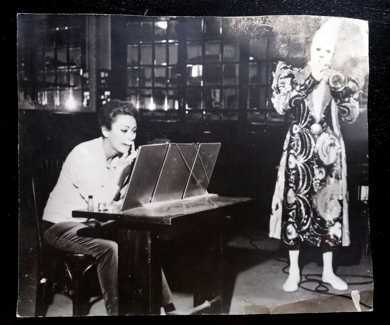 Vieille Photo Argentique Du Gala De L'Union Des Artiste 1961 Avec Martine Carol