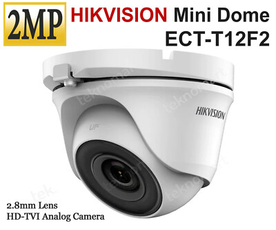 Hikvision 2MP HD Analog Mini dome Camera TurboHD 2.8mm 1080P 25M IR Outdoor