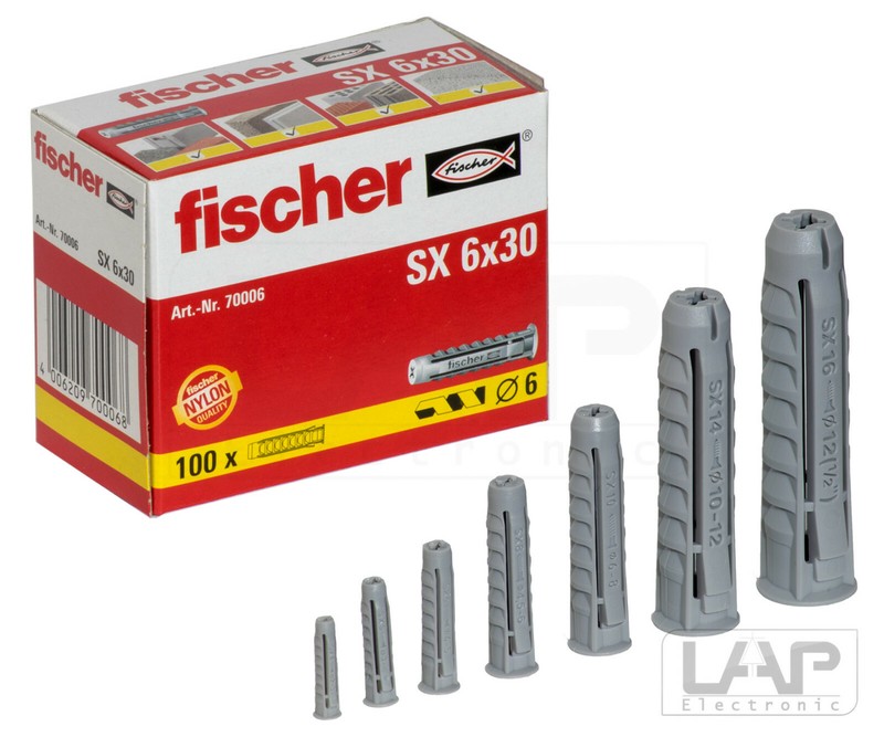 Fischer Sx Cheville 5 6 8 10 12 14 Mm Universelles, Tous Les Goujons D'Usage