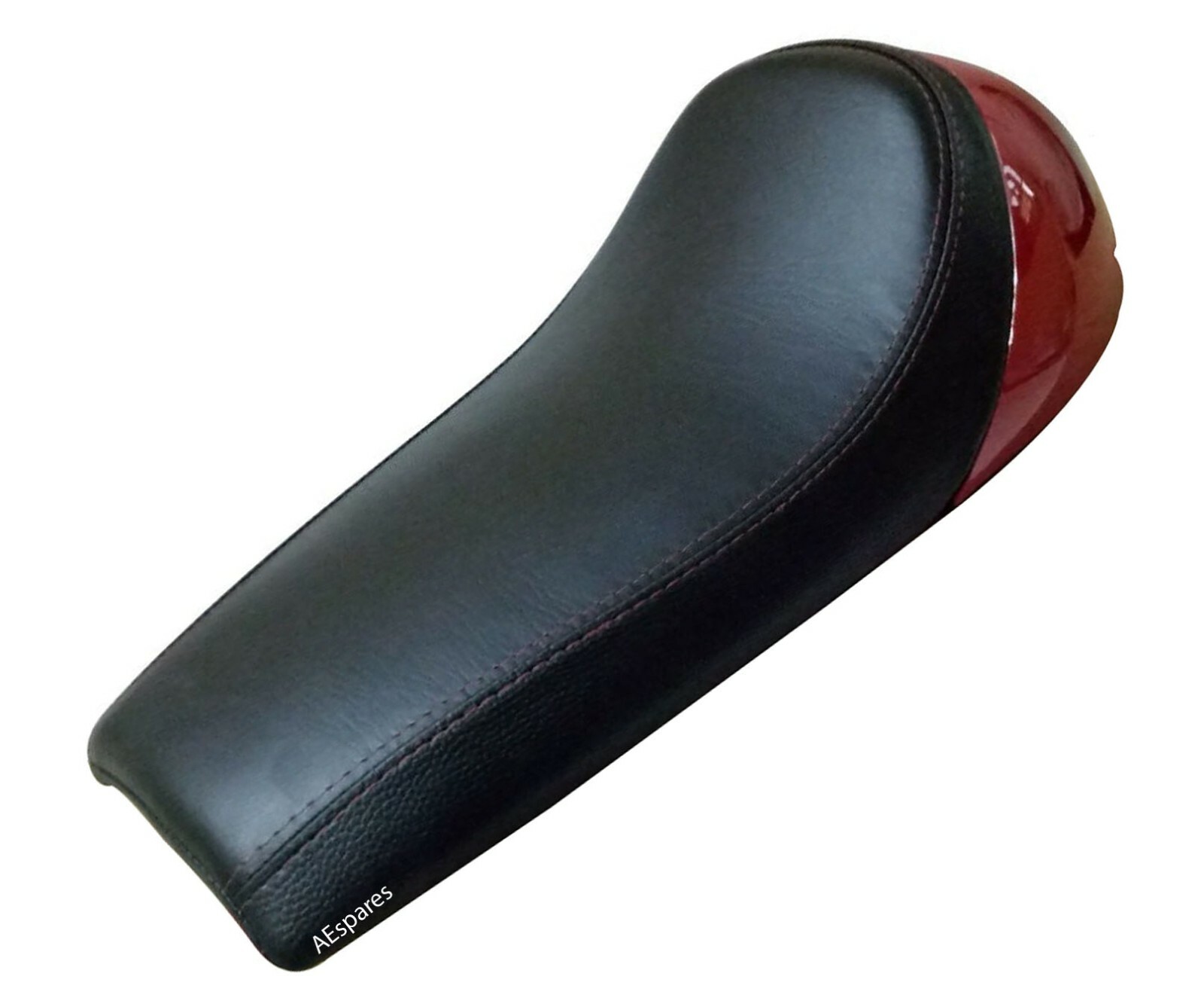 For Royal Enfield GT Continental 535cc Single Seat RED Stitching with Cowl