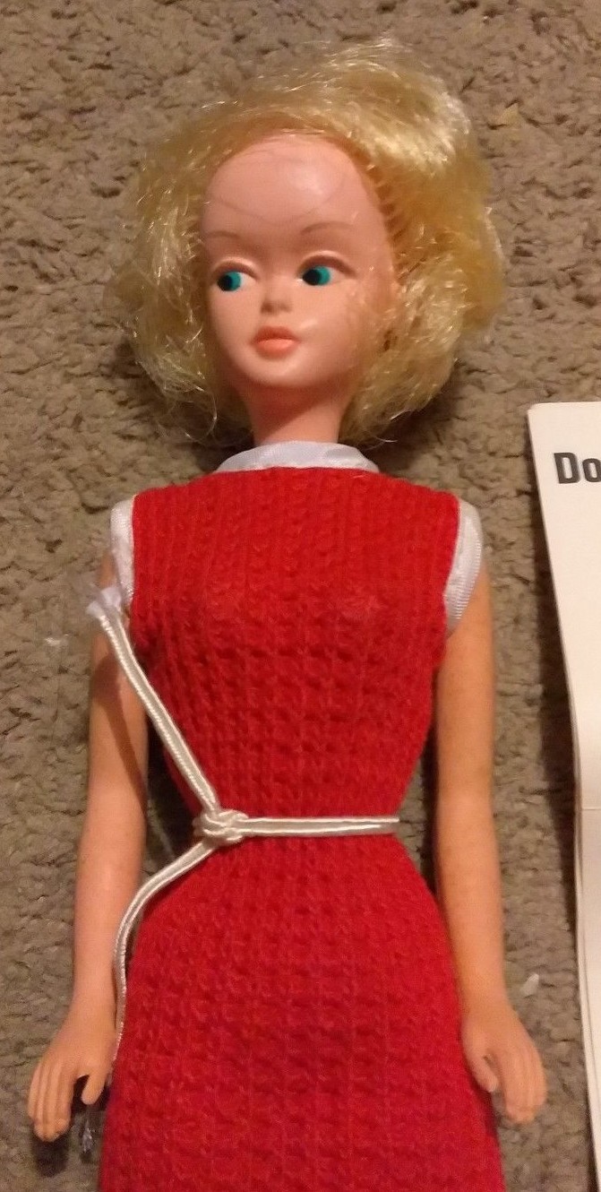 Vintage American Character - Mary Make Up Doll Tressy's Best Friend With Coupons