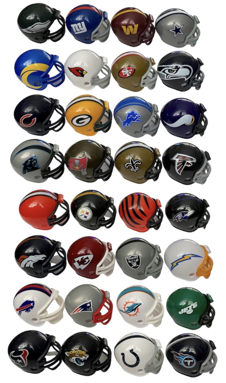 ③00's DEAD STOCK NFL RIDDELL MINI HELMET NFL Riddell Helmet Replica Mini American Football Helmet