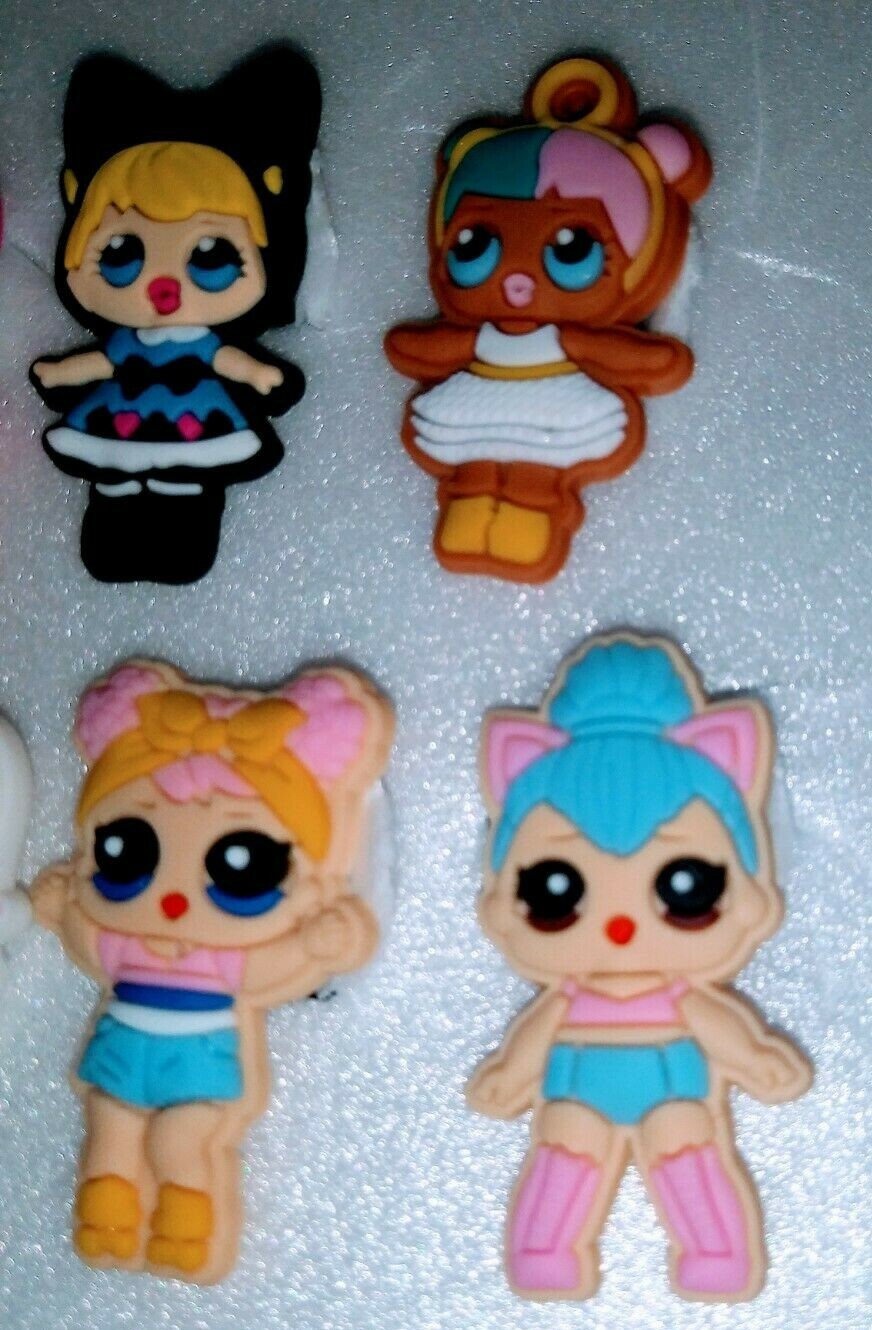 LOL 10pc NEW Shoe Charms ALL DIFF For Crocs, Jibbitz, Bracelets, Crafts