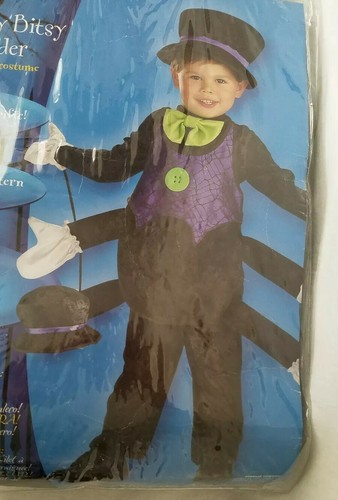 Itsy Bitsy Spider Insect Dress Up Halloween Toddler Child Costume Size 3T-4T NEW
