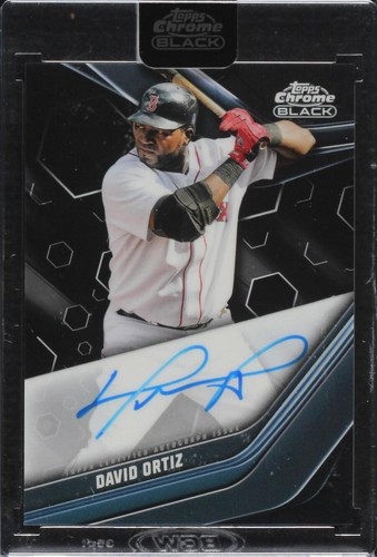 2023 Topps Chrome Black - David Ortiz #CBA-DO