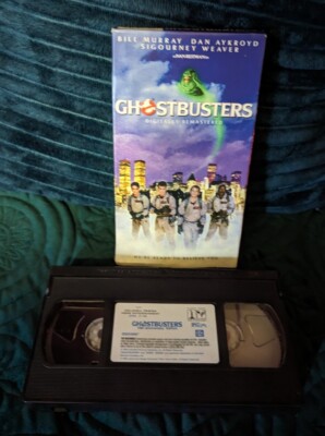 Original Ghostbusters VHS 1984, 1999 Release Horror Comedy Halloween Classic