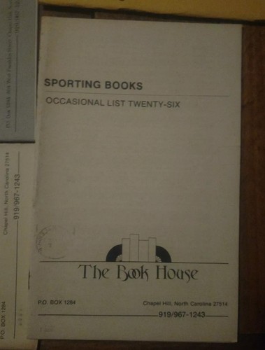 Lot Of 7 Catalogs The Book House Sporting Books Pb fourteen fifteen literature
