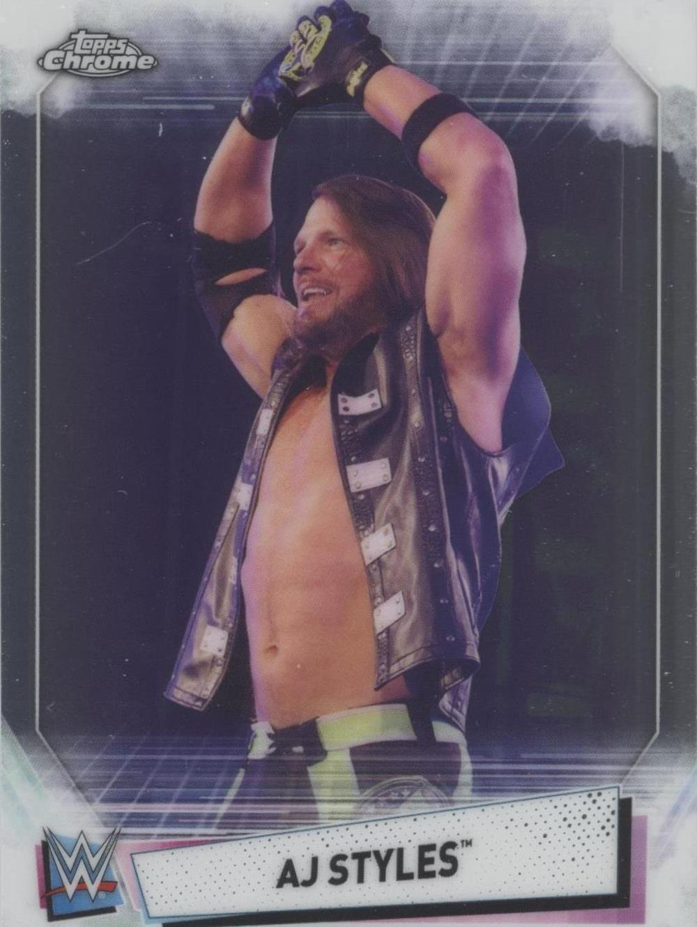 2021 Topps Chrome WWE - AJ Styles #1