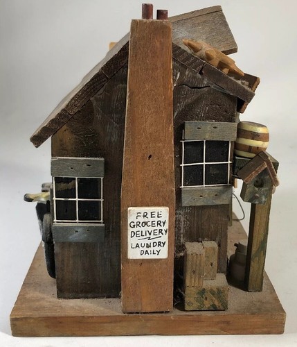 Handmade Birdhouse Ma & Pa Kettles General Store Lemonade Cream Soda Dog Food