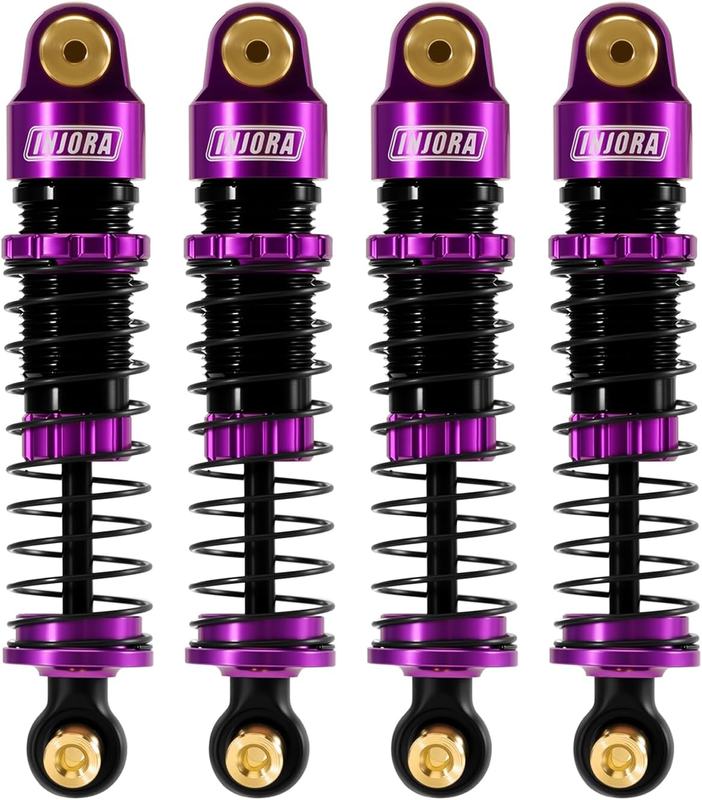 40Mm Big Bore Aluminum Oil Shock for SCX24, Purple