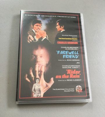Farewell Friend & Rider in the Rain DVD Charles Bronson 2 Films - Ships Free