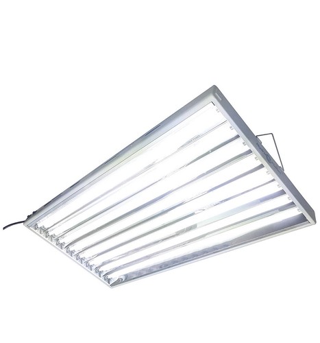 Hydroplanet T5 4ft 8lamp Fluorescent Ho Bulbs Included for Indoor Horticulture 8