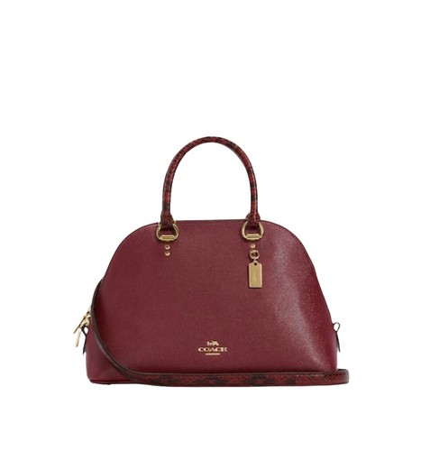 Coach NEW Katy Snake Embossed Crossbody / Satchel- C5832