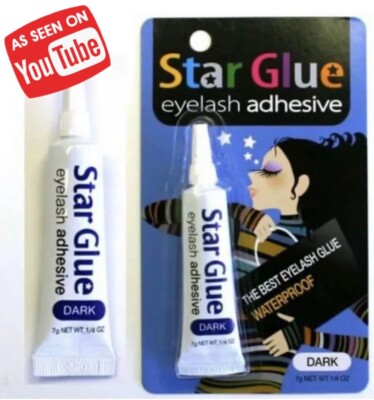 Star Glue Eye Lash Lashes Best Adhesive Waterproof Long Lasting Black 7g Strong!