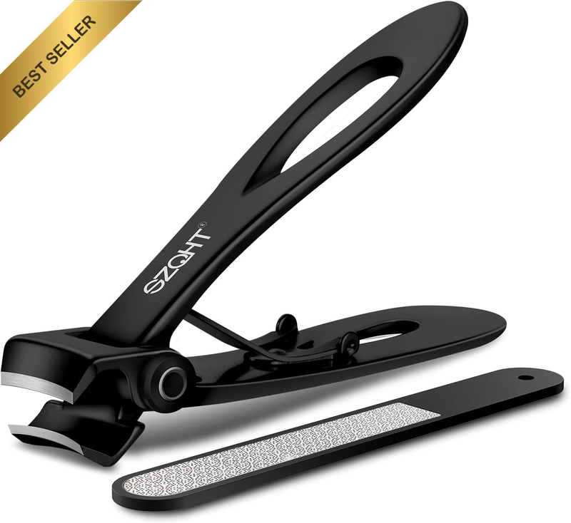 Ultra Wide Jaw Opening Nail Clippers Set, Toenail Clippers for Thick Nails, Heav