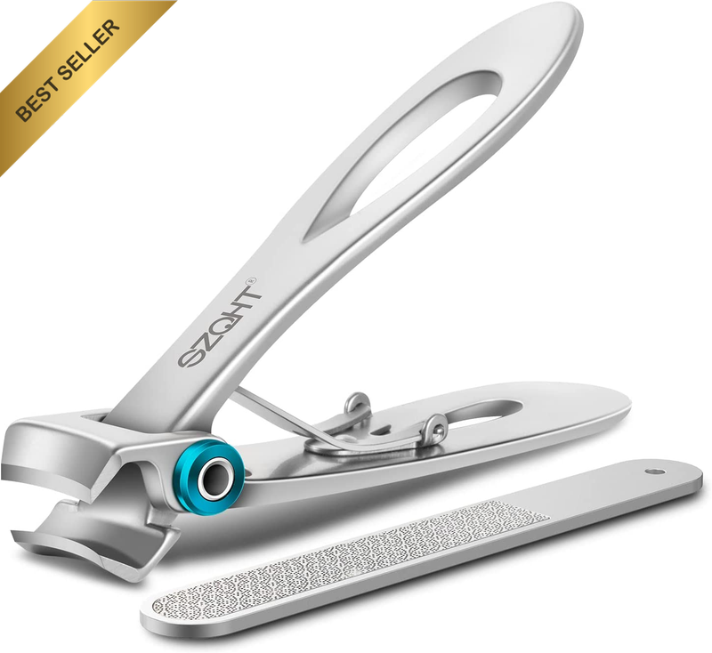 Ultra Wide Jaw Opening Nail Clippers Set, Toenail Clippers for Thick Nails, Heav