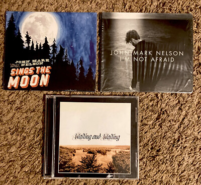 I'm Not Afraid, Waiting & Sings The Moon by John Nelson Mark CD Lot! Clean CDs!