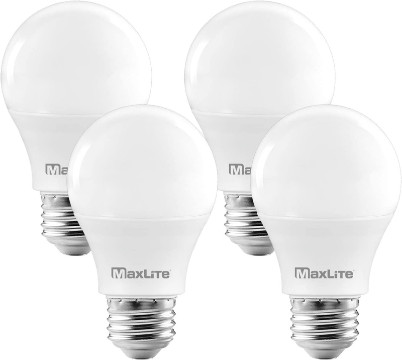 A19 LED Bulb, Enclosed Fixture Rated, 60W Equivalent, 800 Lumens, Dimmable, E26
