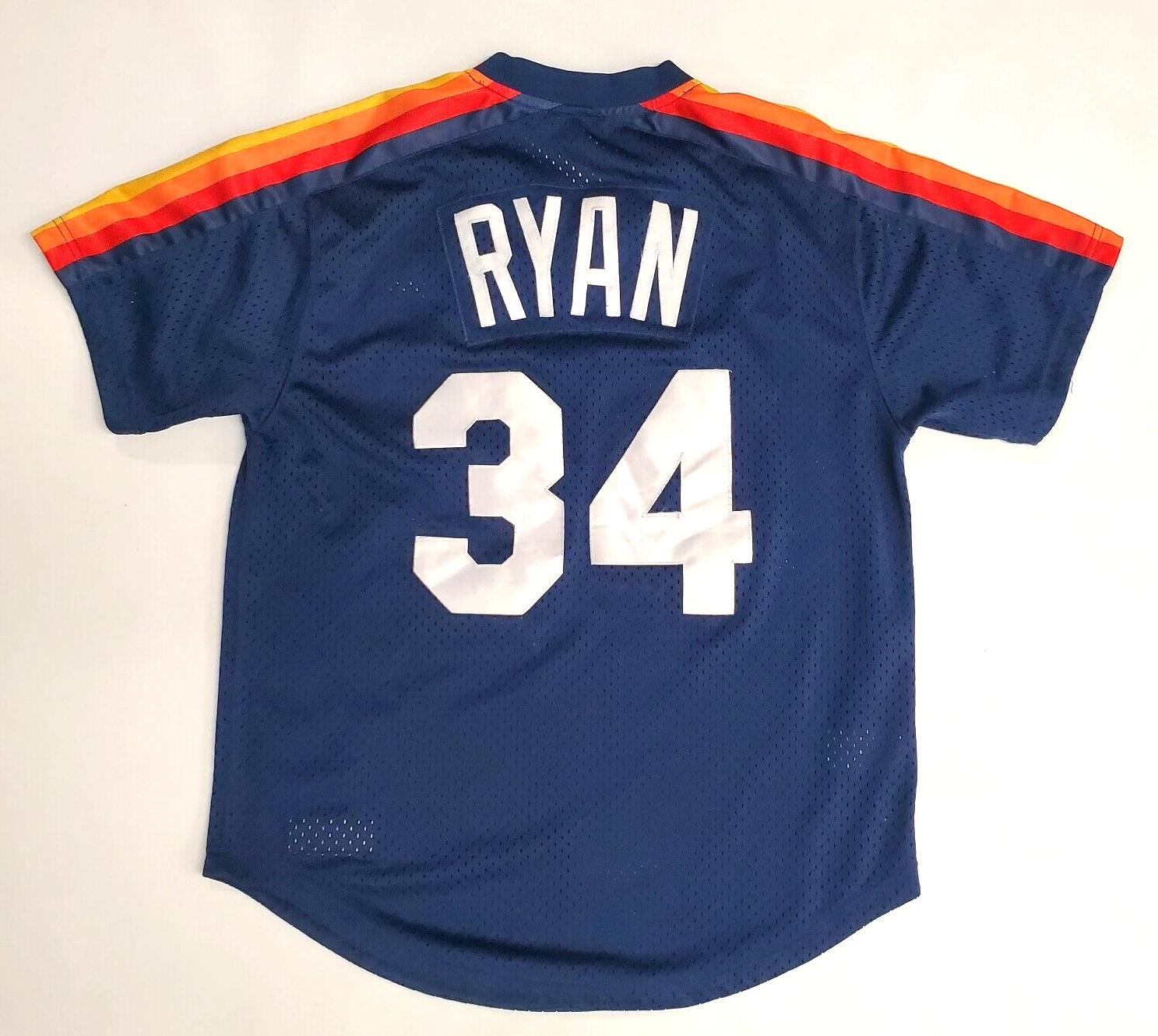 応援グッズ Mitchell & Ness Astros Baseball Jersey Men's Houston Astros Jeff Bagwell Mitchell & Ness Navy