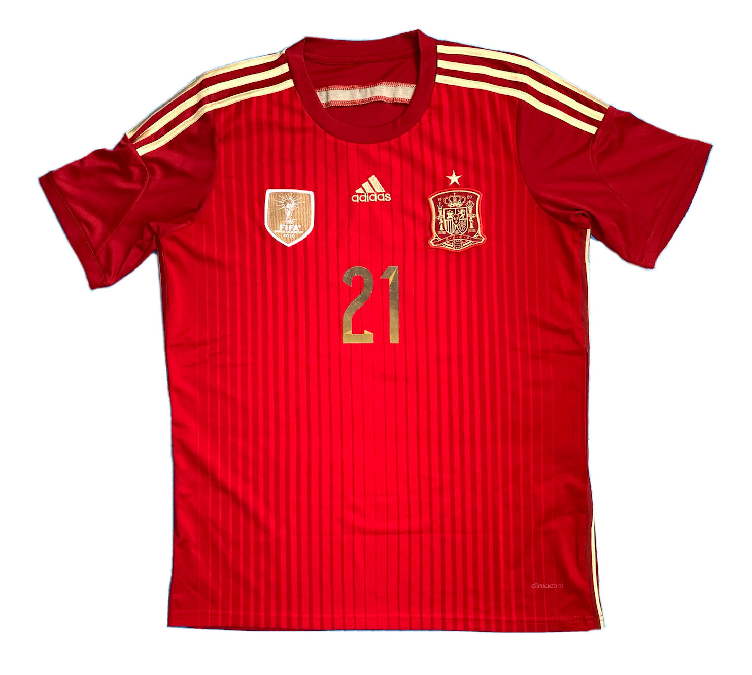 スペイン代表 adidas サッカーホームユニフォーム21 SILVA David Silva National Team Soccer Fan Apparel & Souvenirs for