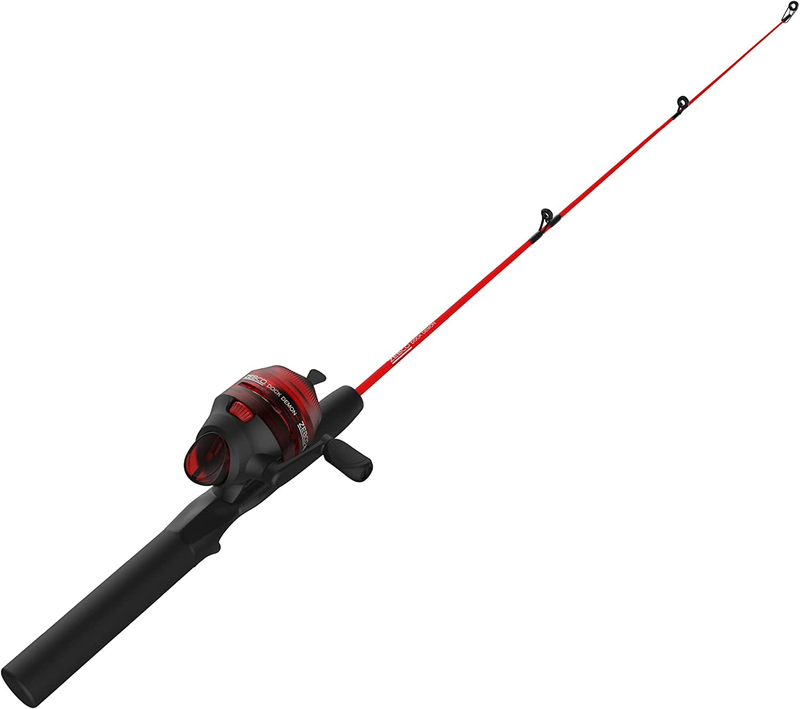 Zebco Dock Demon Spinning Reel or Spincast Reel and Fishing Rod Combo, 30-Inch D