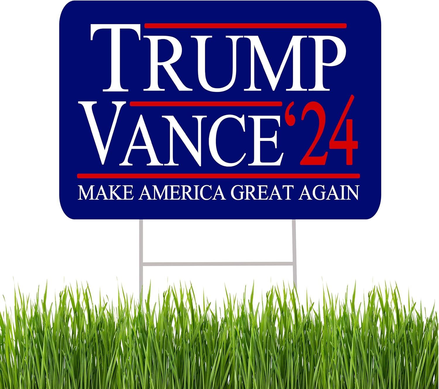 Trump Vance 2024 Banner – 240x50 Cm Groß, Aus Wetterfestem Polyester, Mit Aufhängeseil