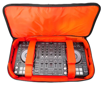 Rockville RDJB20 DJ Controller Travel Bag Carry Case For Numark N4/NS6/NS6II