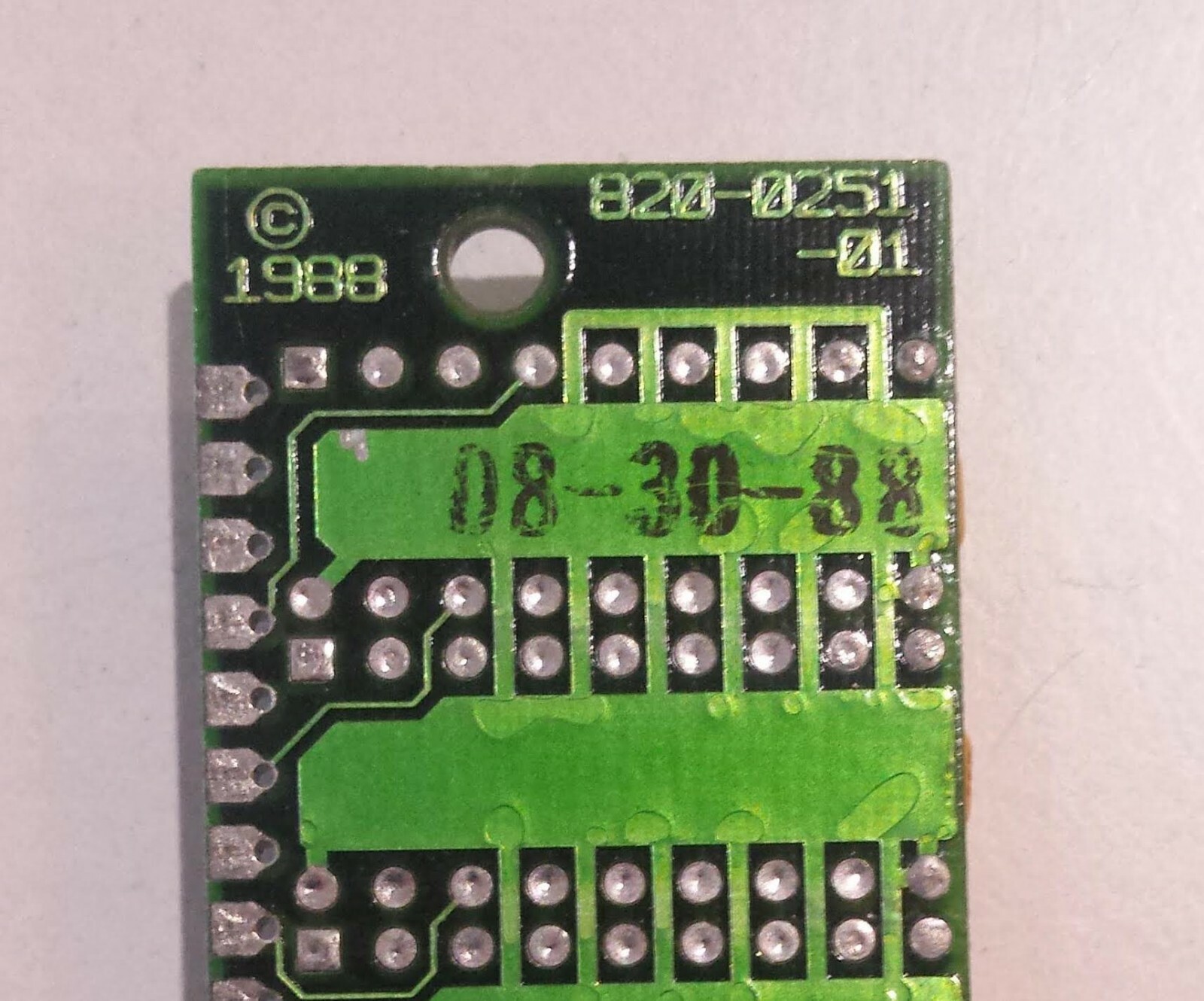 Lot of 4 Vintage 1988 Apple Computer 30 pin 256K RAM SIMM