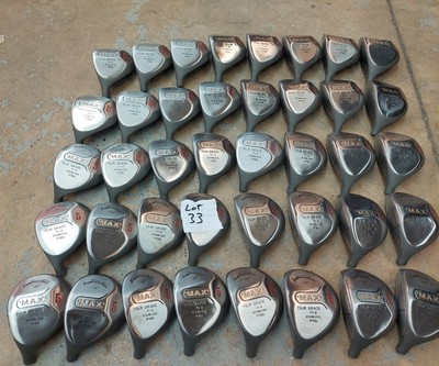 Lot of 40 new golf club heads, all the same, great for arts, crafts, awards ect