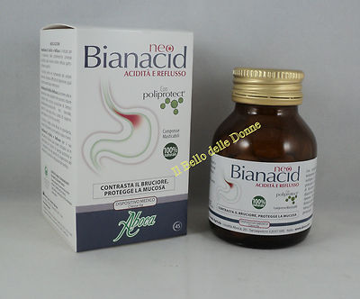 Aboca neo bianacid 45 compresse Chewable X Acid Stomach Reflux Gastritis