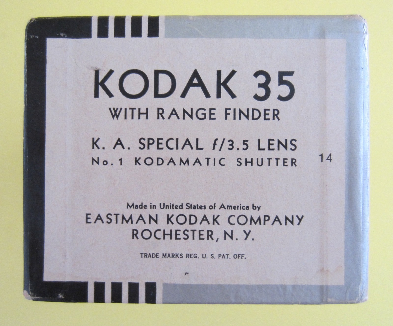 Kodak 35 original box