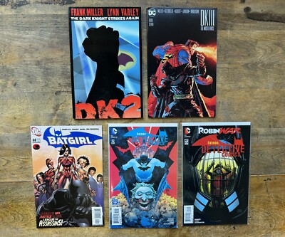 Batman Various Comic Lot (5); Detective Comics, DK2, DKIII, Batgirl