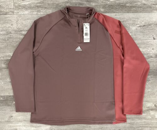 Adidas Training Mens 1/4 Zip Colorblock Long Sleeve Pullover Adidas Training Mens 1/4 Zip Colorblock Long Sleeve Pullover