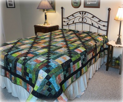 Impressive easy queen size quilt patterns Woodland Daybreak Quilt Pattern Fast Very Easy Beginner Twin Queen King 442