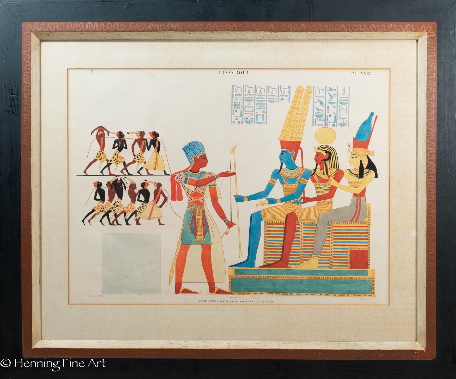Rare Jean Francois Champollion Lithograph Monuments de L'Egypt et de La Nubia Rare Jean Francois Champollion Lithograph Monuments de L'Egypt et de La Nubia