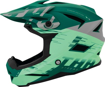 THH T-42 Extreme Youth MTB Mountain Bike Helmet Turquoise/Green