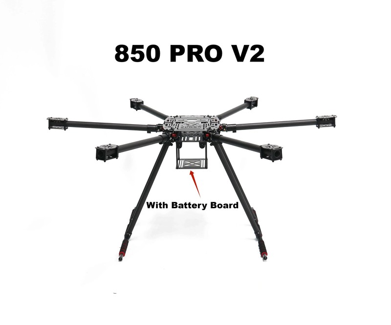 NEW ZD850 PRO V2 Full Carbon Fiber ZD850 PRO Frame Kit with Unflodable Landing G