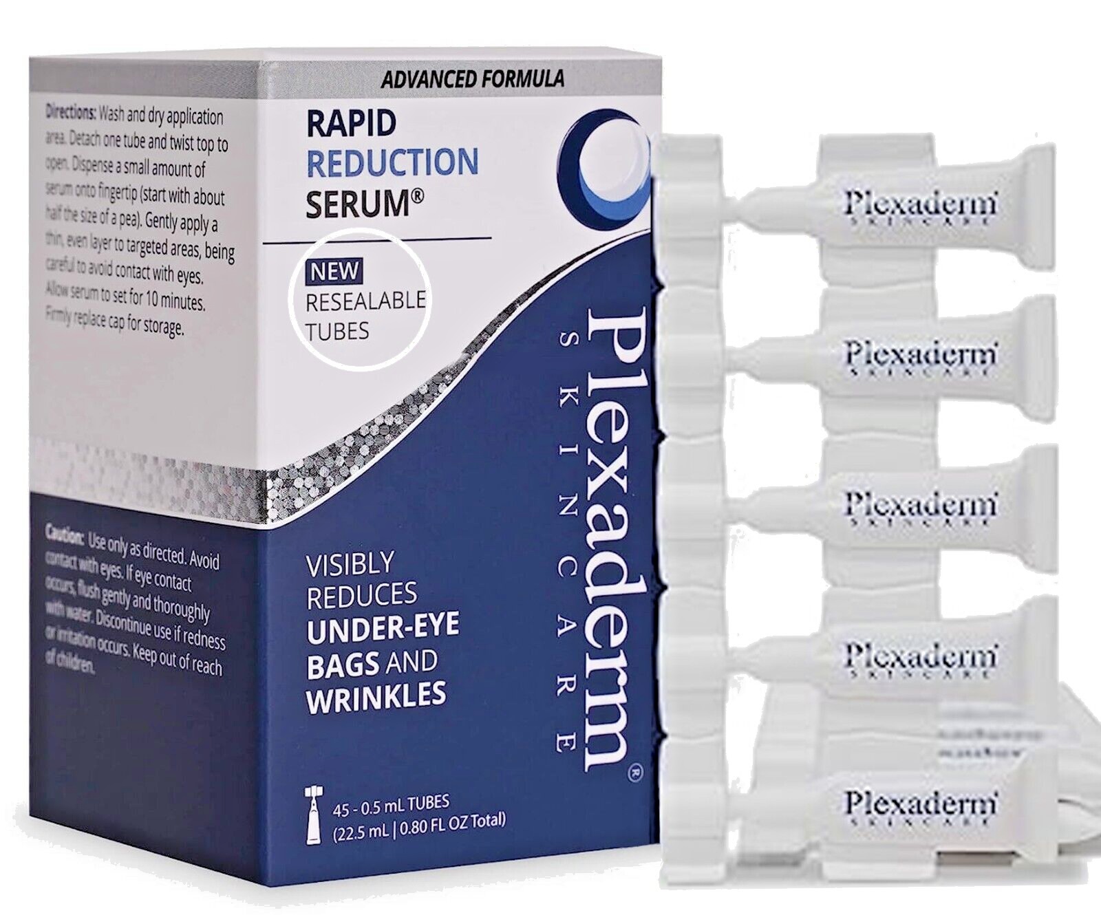 Plexaderm Advanced Rapid Reduction Eye Serum, 45 - 0.5 mL *90-DAY VALUE PACK*