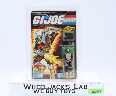 B.A.T.S. CAS GRADED 75 80/85/75 GI Joe 36-Back 1985 Hasbro Figure NEW SEALED