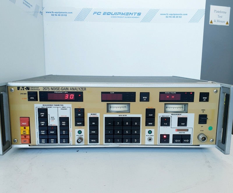 Eaton Advanced Electronic 2075  Noise - Gain Analyzer 1.85ghz (2075-2a)