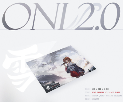Yuki Aim - Oni 2.0 - Glass Mousepad Limited