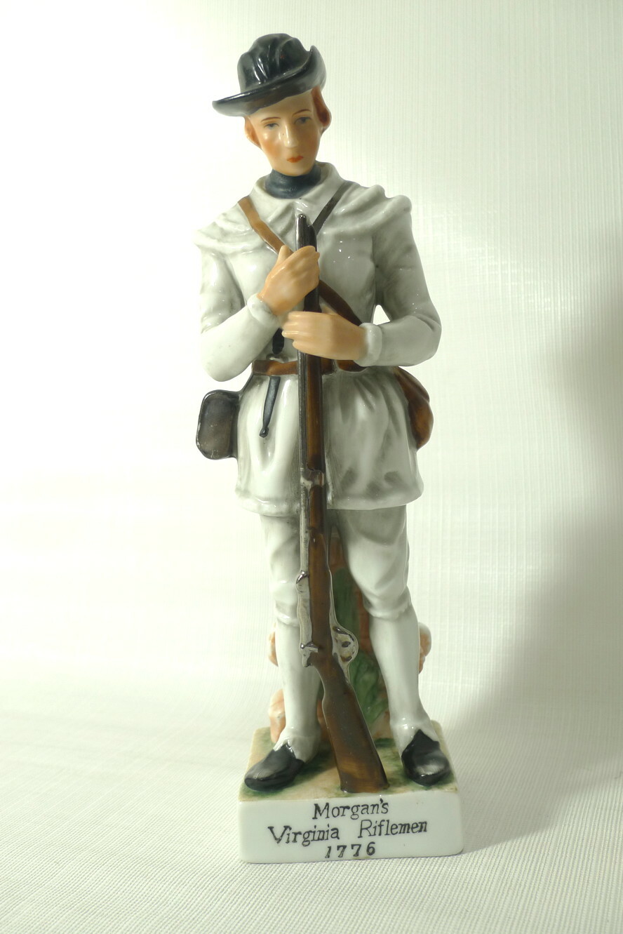 Morgan's Virginia Riflemen 1776 Ceramic Figurine Figure