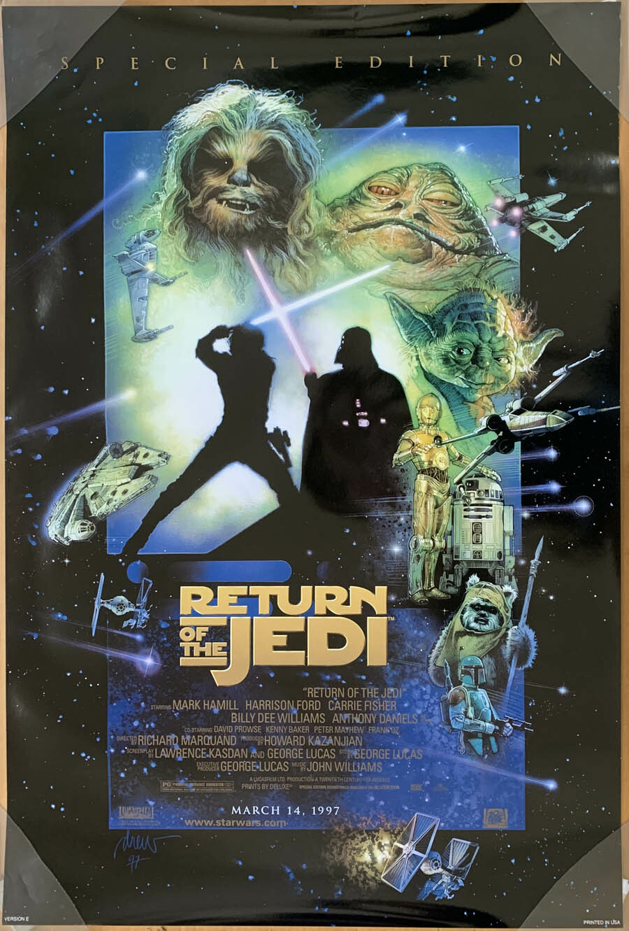 STAR WARS RETURN OF THE JEDI ポスター Amazon.com: Return of