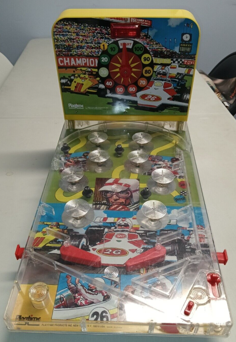 スポーツゲーム(野球盤等) 70s Pinball 野球盤CM型】昭和47年(1972)／エポック社