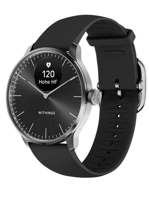 Pre-owned Withings Hwa11-model 5-all-int Scanwatch Light Black 37 Mm 5atm