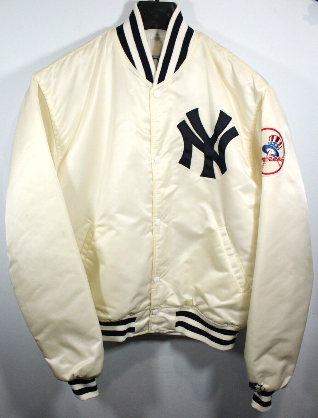 s Starter MLB Official Authentic New York Yankees Satin Jacket