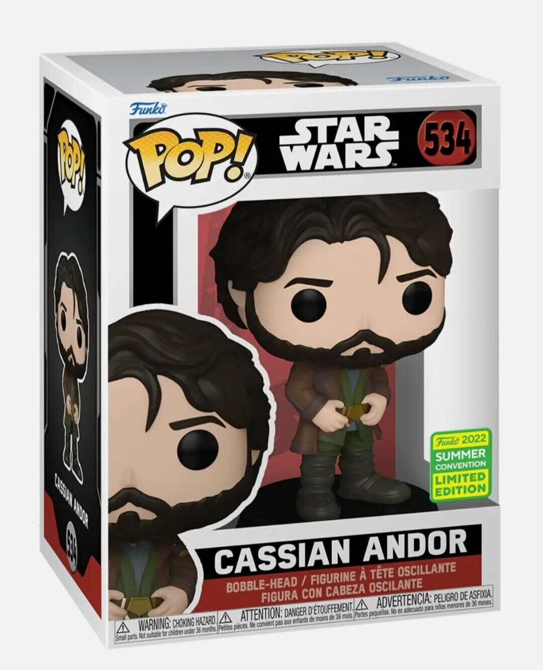 Cassian Andor Funko Pop! Star Wars San Diego Comic Con