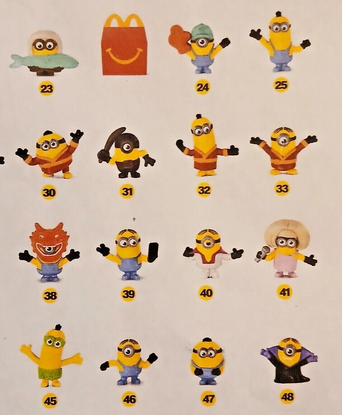 2020 McDONALD'S Minions Rise of Gru Dreamworks HAPPY MEAL TOYS