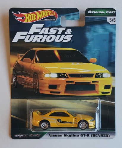 Hotwheels FAST&FURIOUS GT-R BCNR33 ワイスピ Hot Wheels Fast & Furious Nissan Skyline GT-R [ BCNR33