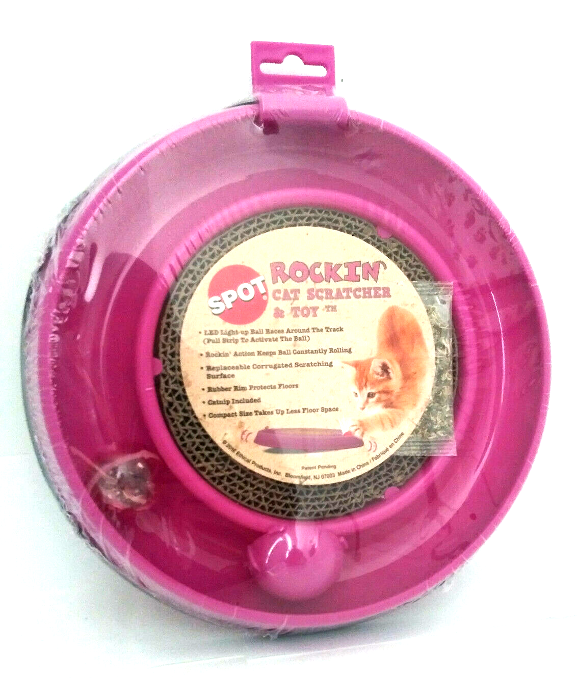 Ethical Rockin Cat Scratcher Toy LED light up ball 10